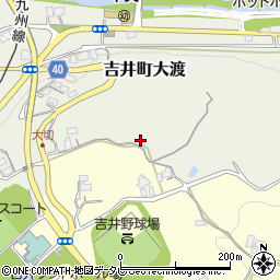 長崎県佐世保市吉井町大渡周辺の地図