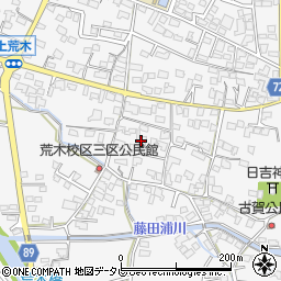 福岡県久留米市荒木町荒木1715周辺の地図
