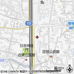 福岡県久留米市荒木町荒木1370-4周辺の地図