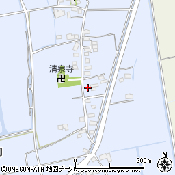 佐賀県小城市牛津町乙柳360周辺の地図