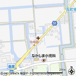 佐賀県佐賀市兵庫町瓦町1118周辺の地図