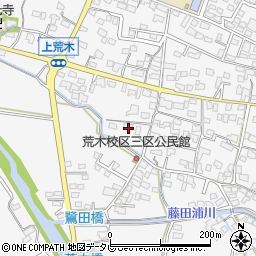 福岡県久留米市荒木町荒木1722周辺の地図