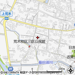 福岡県久留米市荒木町荒木1716周辺の地図