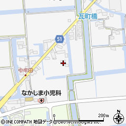 佐賀県佐賀市兵庫町瓦町1088周辺の地図