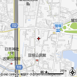 福岡県久留米市荒木町荒木1383周辺の地図