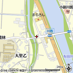 佐賀県伊万里市二里町大里乙34周辺の地図