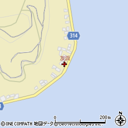 愛媛県宇和島市吉田町鶴間186周辺の地図