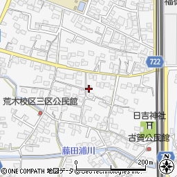 福岡県久留米市荒木町荒木1700周辺の地図