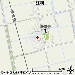 佐賀県小城市江利653周辺の地図