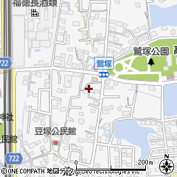 福岡県久留米市荒木町荒木1394周辺の地図
