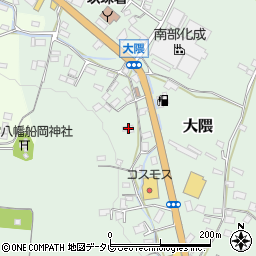 大分県玖珠郡玖珠町大隈77周辺の地図