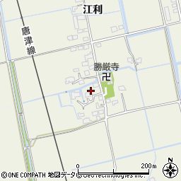 佐賀県小城市江利652周辺の地図