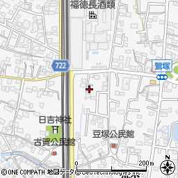 福岡県久留米市荒木町荒木1372-2周辺の地図