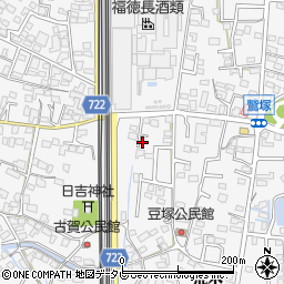 福岡県久留米市荒木町荒木1372周辺の地図