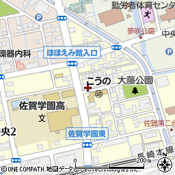 九州労働金庫佐賀県本部周辺の地図