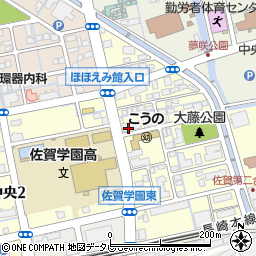 九州労働金庫　ローンセンターさが周辺の地図