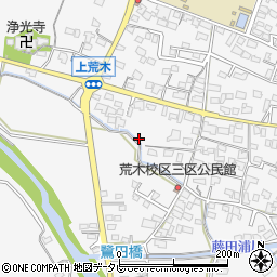 福岡県久留米市荒木町荒木1718周辺の地図