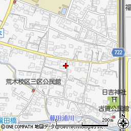 福岡県久留米市荒木町荒木1686周辺の地図