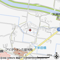 福岡県久留米市荒木町下荒木1201周辺の地図