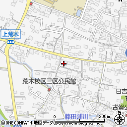 福岡県久留米市荒木町荒木1681周辺の地図