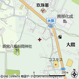 大分県玖珠郡玖珠町大隈34周辺の地図