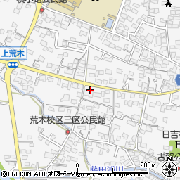 福岡県久留米市荒木町荒木1681-1周辺の地図
