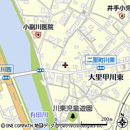 佐賀県伊万里市二里町大里甲川東2861-1周辺の地図