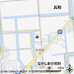 佐賀県佐賀市兵庫町瓦町1125周辺の地図