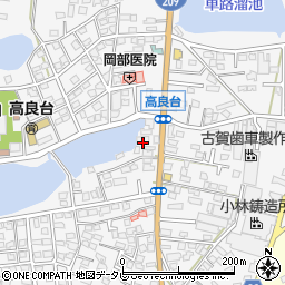 福岡県久留米市荒木町荒木1957-2周辺の地図