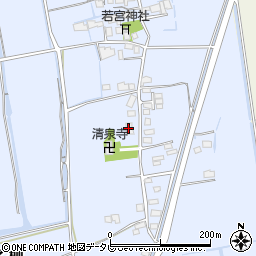 佐賀県小城市牛津町乙柳305周辺の地図