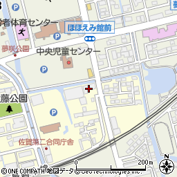 佐賀学園高校青雲寮周辺の地図