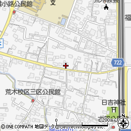 福岡県久留米市荒木町荒木1687周辺の地図