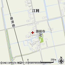 佐賀県小城市江利768周辺の地図