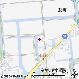 佐賀県佐賀市兵庫町瓦町1127周辺の地図