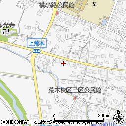 福岡県久留米市荒木町荒木1668周辺の地図