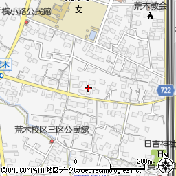 福岡県久留米市荒木町荒木1688周辺の地図