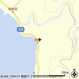 愛媛県宇和島市吉田町南君588周辺の地図