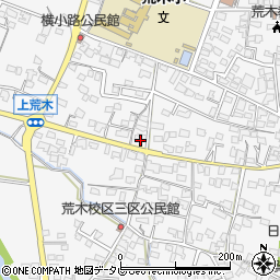 福岡県久留米市荒木町荒木1682-12周辺の地図