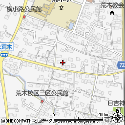福岡県久留米市荒木町荒木1683周辺の地図
