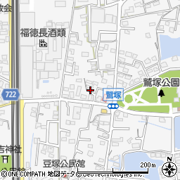 福岡県久留米市荒木町荒木1255-10周辺の地図