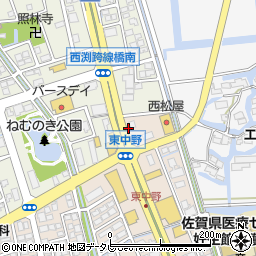 星乃珈琲店 佐賀兵庫店周辺の地図