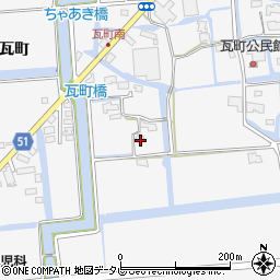佐賀県佐賀市兵庫町瓦町1024周辺の地図