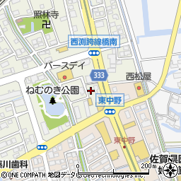 株式会社クローバーホーム　佐賀東店周辺の地図