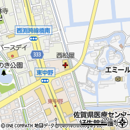 西松屋佐賀兵庫店周辺の地図