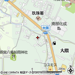 大分県玖珠郡玖珠町大隈29周辺の地図