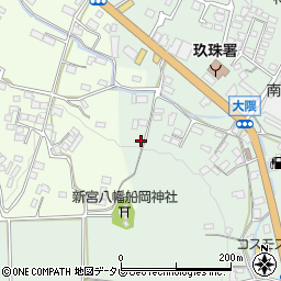 大分県玖珠郡玖珠町大隈9周辺の地図