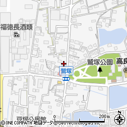 福岡県久留米市荒木町荒木1257-1周辺の地図