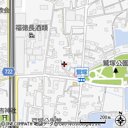 福岡県久留米市荒木町荒木1255-11周辺の地図