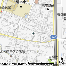 福岡県久留米市荒木町荒木1540-6周辺の地図