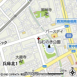 patisserie mars 兵庫店周辺の地図